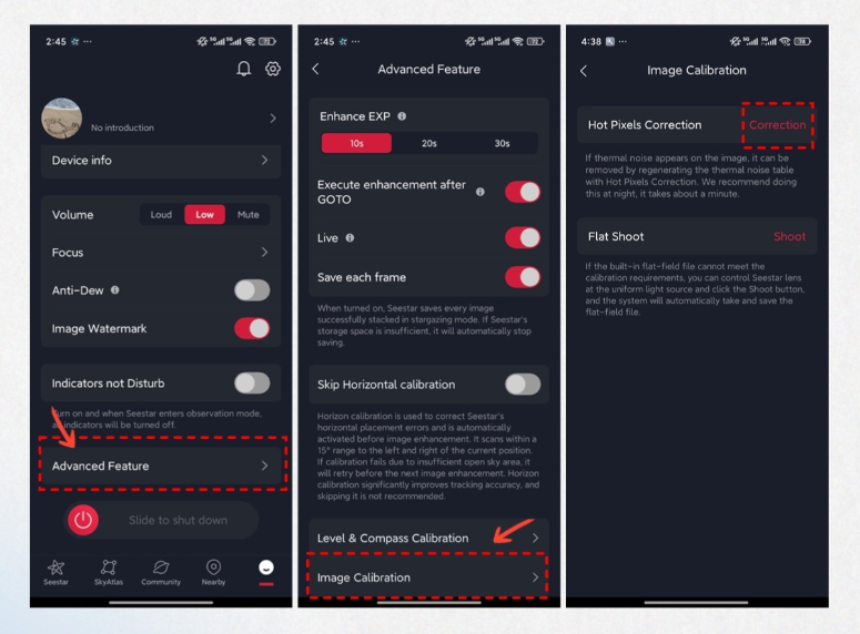 How to Use Seestar Hot Pixels Correction