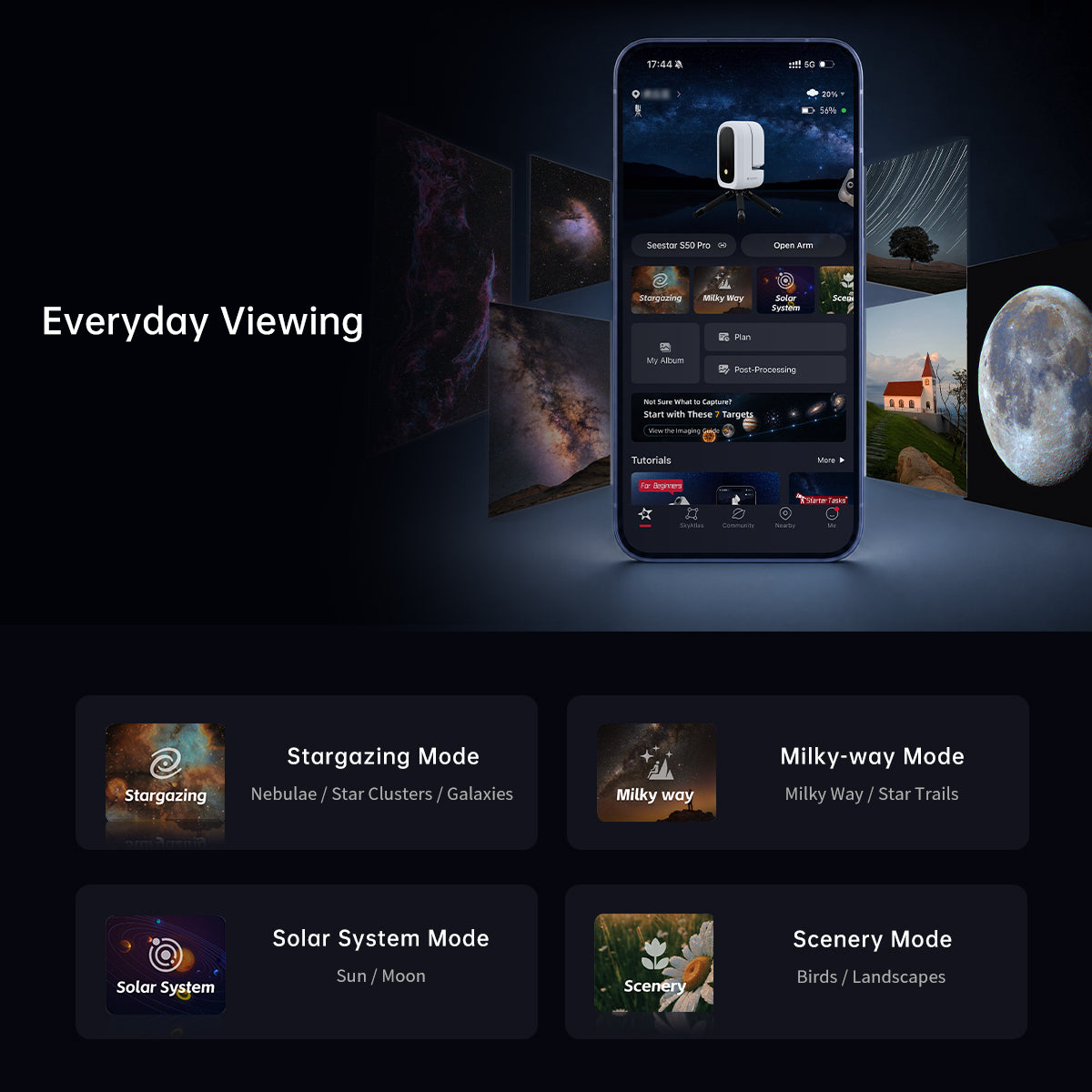 From Deep-sky to Everyday Viewing, Capture It All